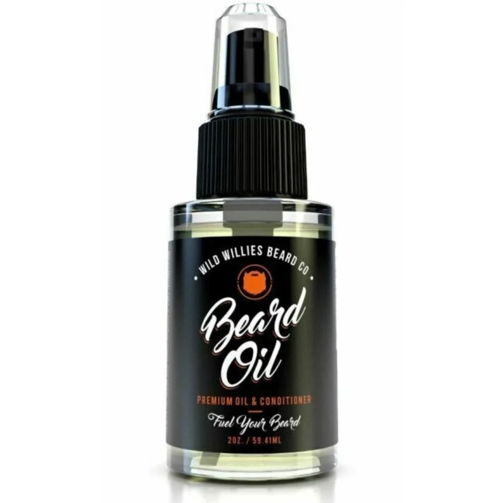 Wild Willies Premium Beard Growth Oil and Conditioner, 2 fl oz